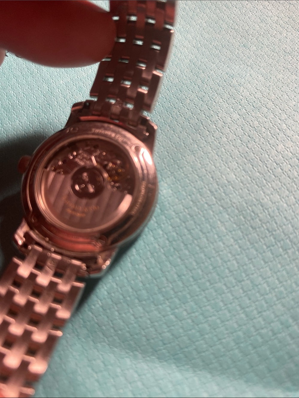Tiffany & Co. Stainless Steel Roman Numeral Mark Bracelet Watch - Picture 3 of 7